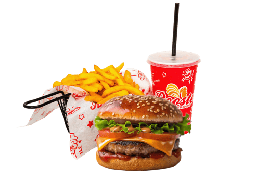 Cheese-burger XL Menü