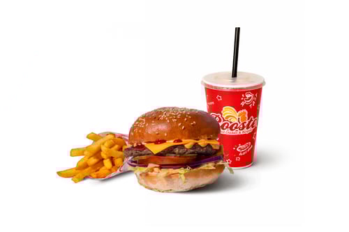 Cheese-burger XL Menü