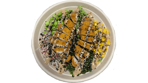 Poké Bowl Crispy Chicken
