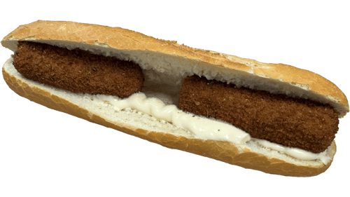 Broodje kroket met mayo