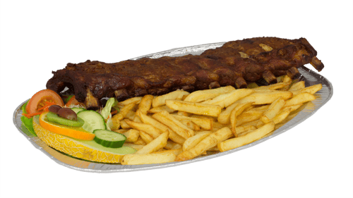 Sparerib schotel