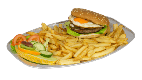 Russian Burger schotel