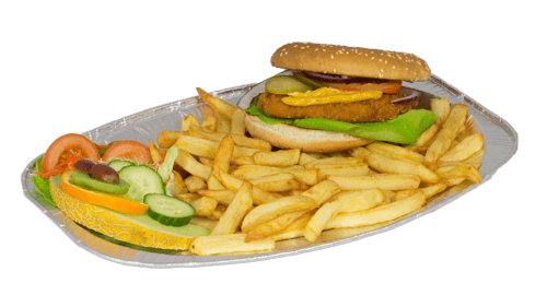 Spicy Chicken Burger schotel