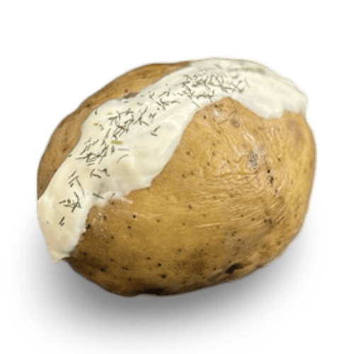 Gepofte aardappel