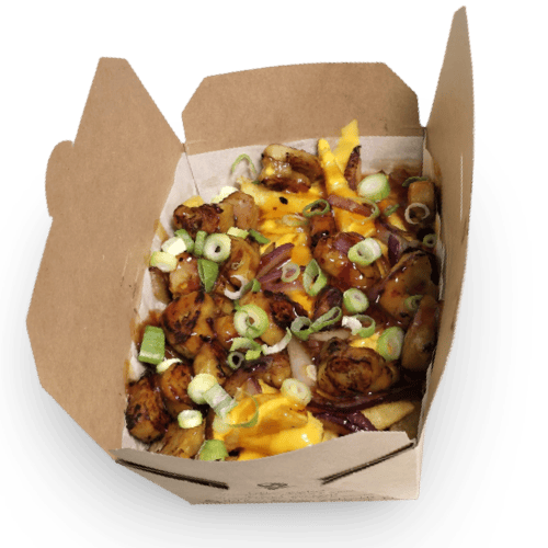 Loaded fries kippendijen