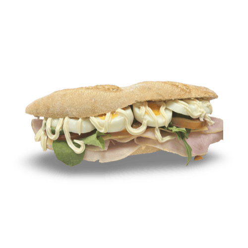 Baguette gezond ham/kaas