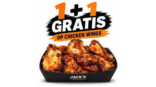 1 + 1 Chicken Wings BBQ 3 stuks