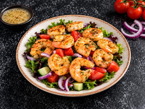 Maaltijdsalade gamba's