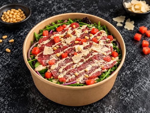 Maaltijdsalade carpaccio