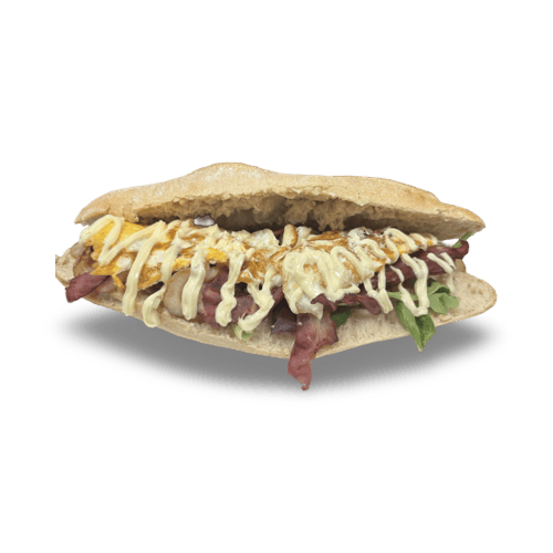 Baguette crispy bacon