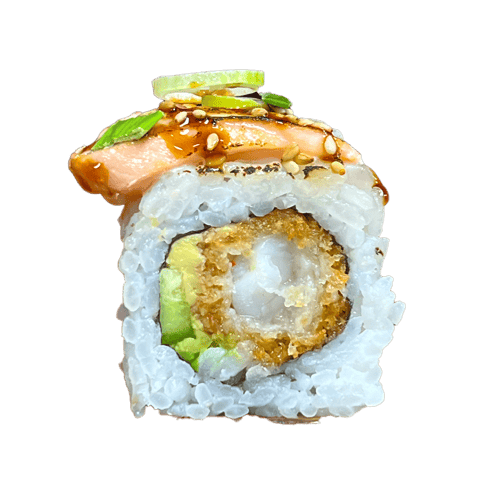 Flamed Soft Shell Salmon Cheese