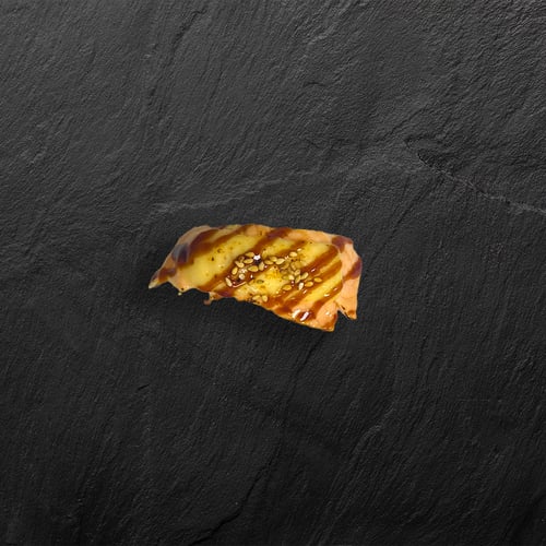 Flamed Sake Nigiri Cheese