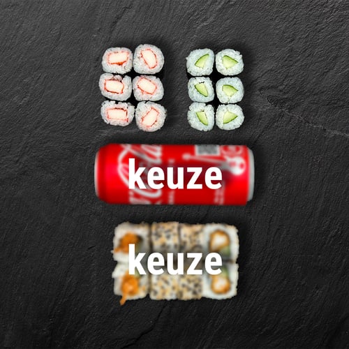Sushi + Drink (20 stuks)