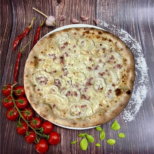 Pizza Carbonara (ca 33Ø)