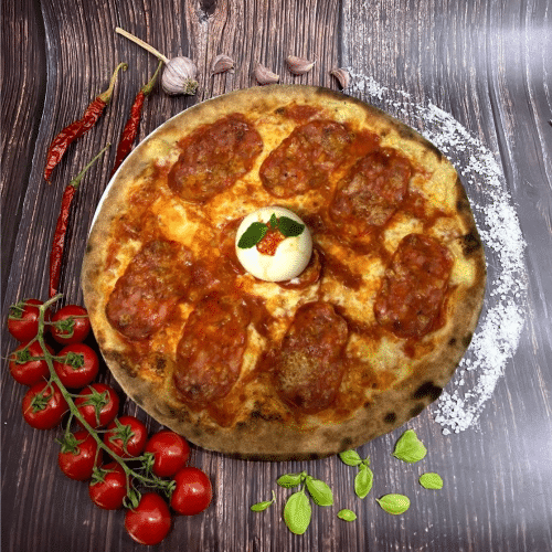 Pizza Bufala Piccante (ca 33Ø)