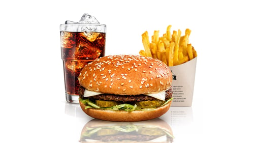Cheeseburger Klein Menü