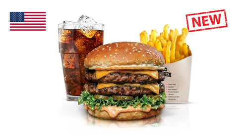 Usa Double Burger Menü