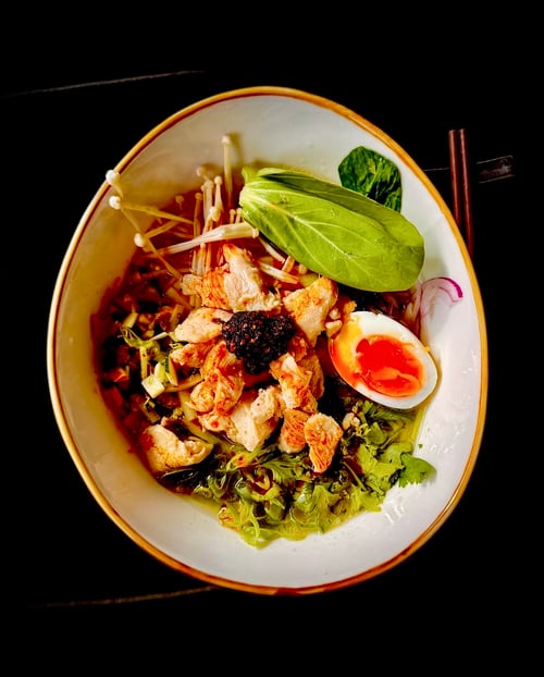 Ramen Nudel  mit Hänchen