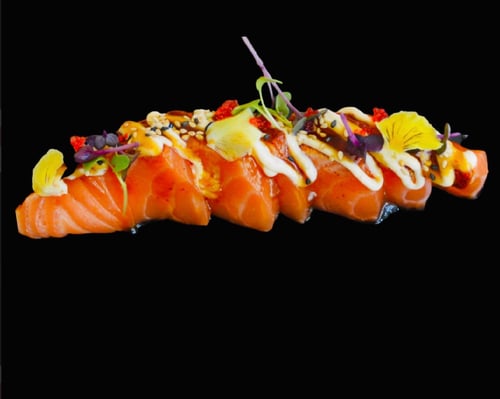 Fusion Lachs Sashimi