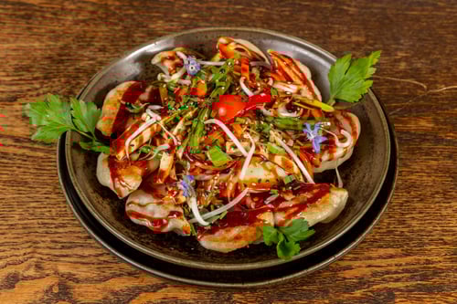 Pfannen Momos mit Gemüse(20 Stück)