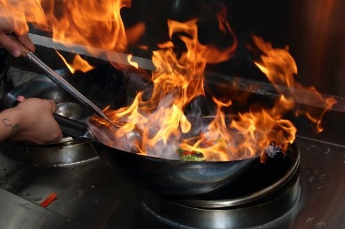 Wok Szechuan  Crevetten