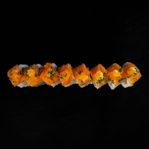 Special Salmon Ebi Roll 
