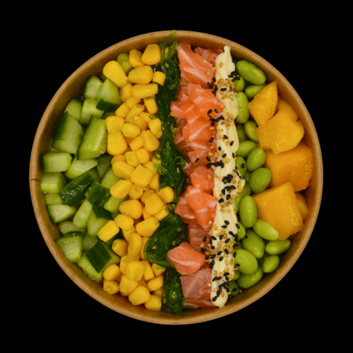 Poké bowl Zalm