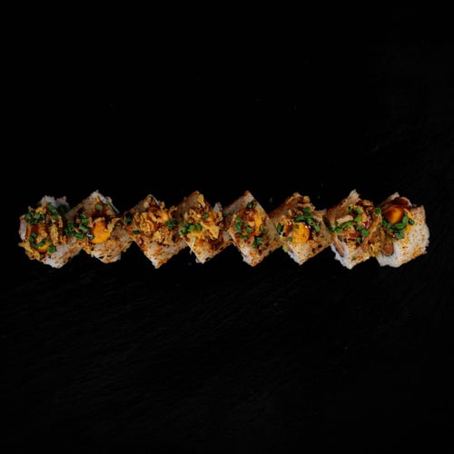 Special Crunchy Salmon Spicy Roll