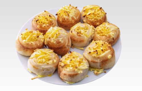 Pizzabrötchen mit veganem Reibeschmelz