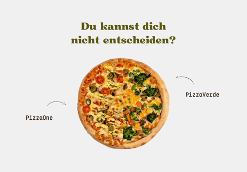 Halb/Halb Belegung  L, ø 36cm
