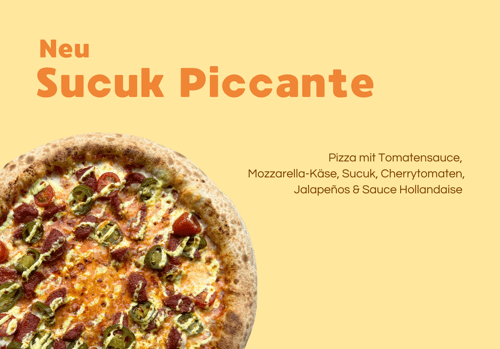 Pizza Sucuk Piccante, S Ø 26cm