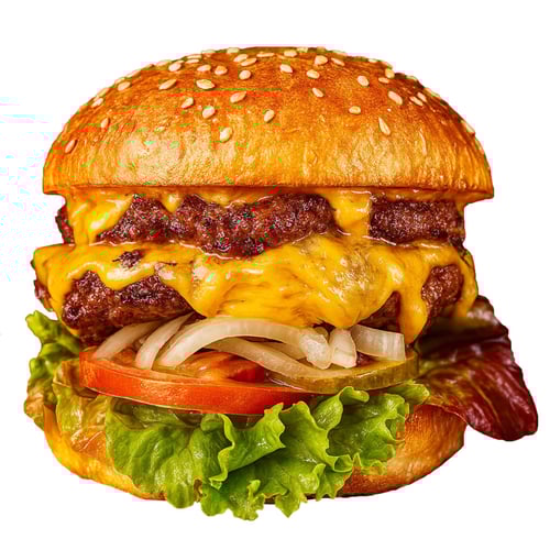 Triple-Cheese-Burger (300g)