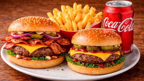 Double Standard Burger Menü