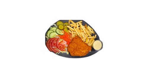 XL Kipschnitzel plate