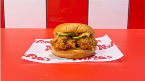 Hot Chipotle Chicken Burger 