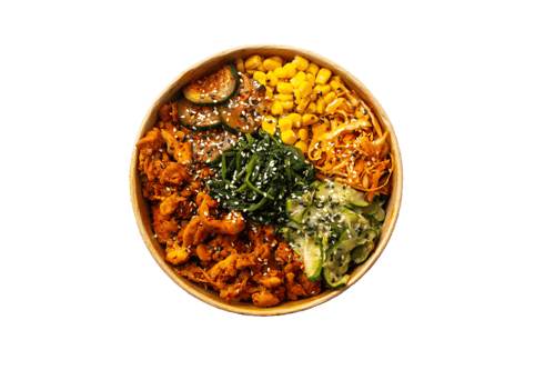 Big Korean Spicy Fire Chicken Bowl (sehr scharf)
