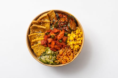 Big Vegan Stir-Fry Tofu Bowl