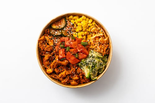 Big Korean Spicy Fire Chicken Bowl (sehr scharf)