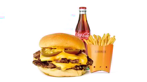 Double Smash Chili Cheese Burger Menü 