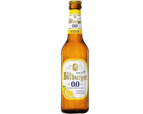 Bitburger Radler (alkoholfrei) 0.33l