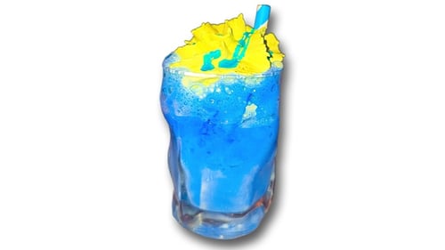  Blueberry Iced Matcha Latte