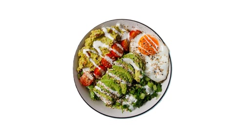 Avo Love Bowl Veggie mit Spiegelei