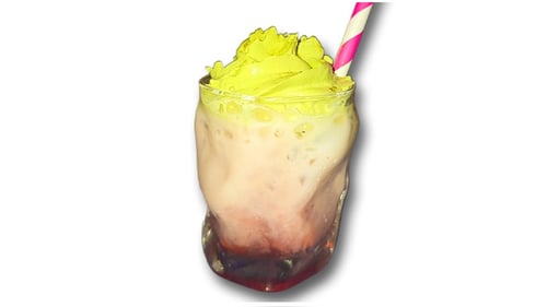 Jabuticaba Iced Matcha Latte