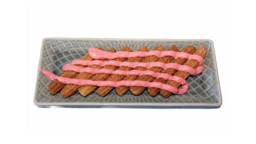 Churros Zimt Zucker mit Pinker Erdbeerencreme