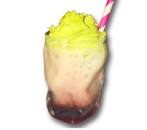 Jabuticaba Iced Matcha Latte