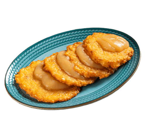 Kartoffelpuffer mit Apfelmus (4 Stück)