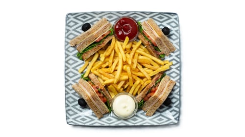 Club Sandwich mit Pute