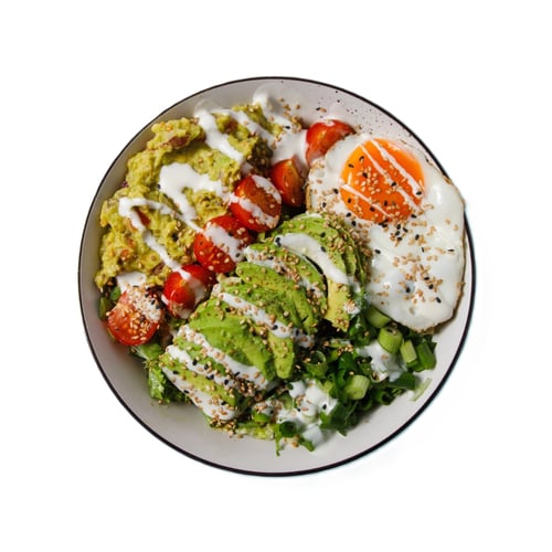 Avo Love Bowl Veggie mit Spiegelei