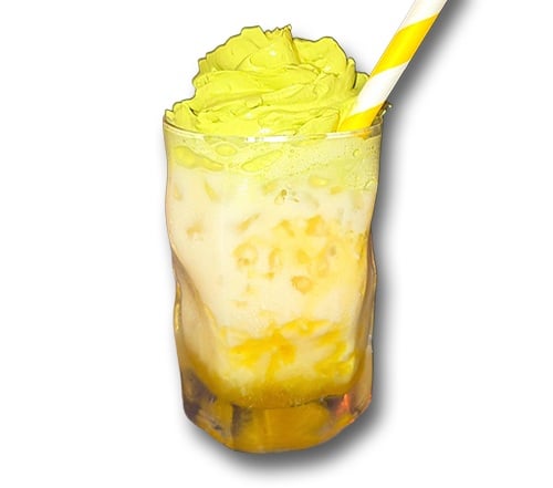 Mango Iced Matcha Latte