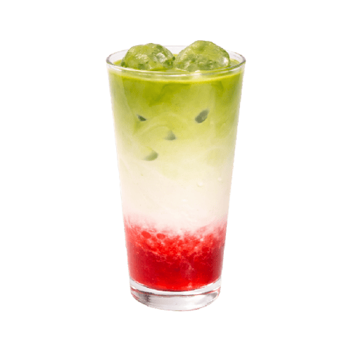 Iced Raspberry Matcha Latte